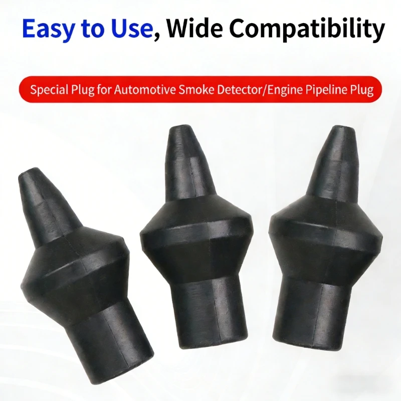 

1/2 шт. Противоизносная резиновая заглушка для инструмента обнаружения дыма в автомобиле, долговечная, для механиков и владельцев D7YA