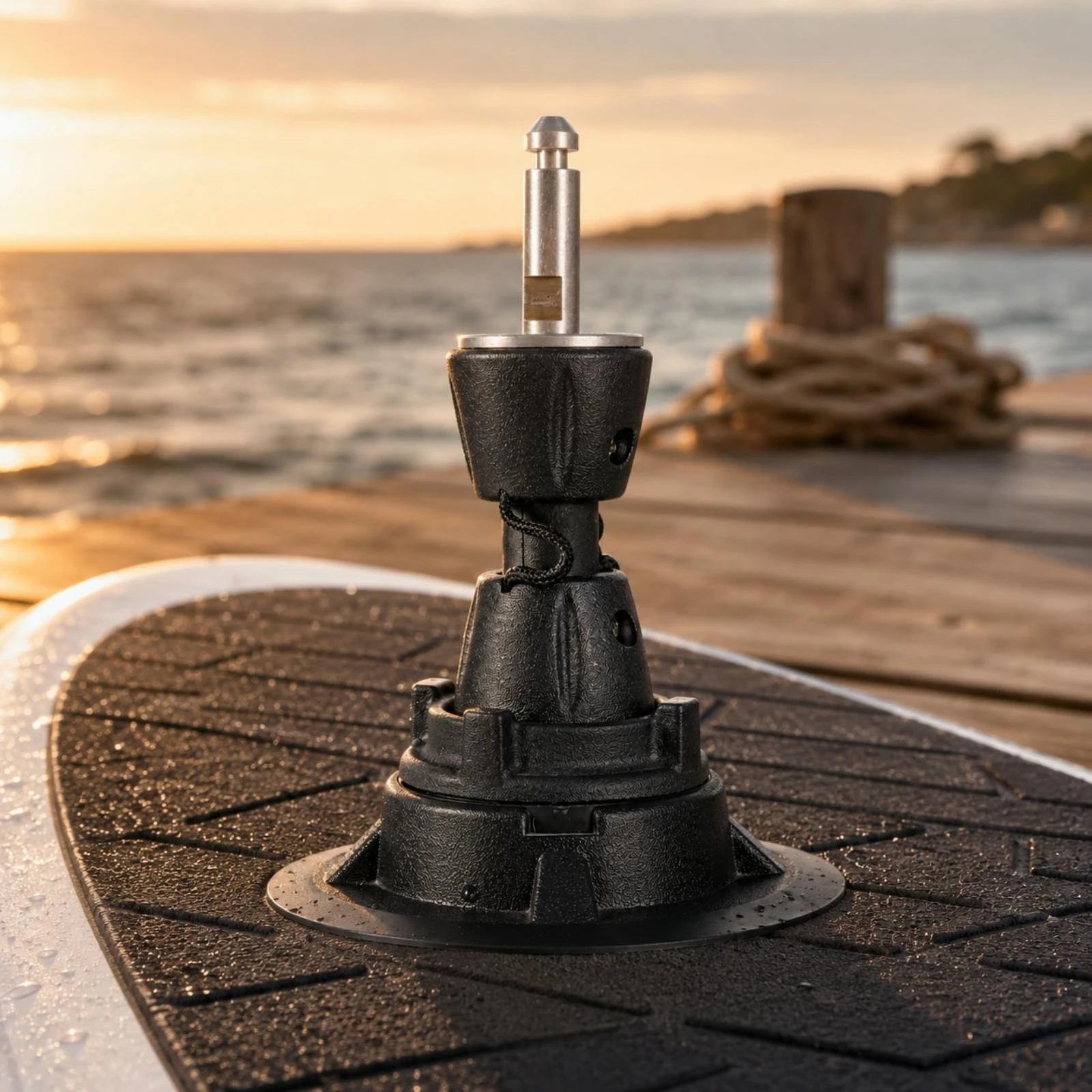 360 Degree Rotating Mast Base Metal Connector Universal Joint Base Windsurf Universal Joint Steel Fittings