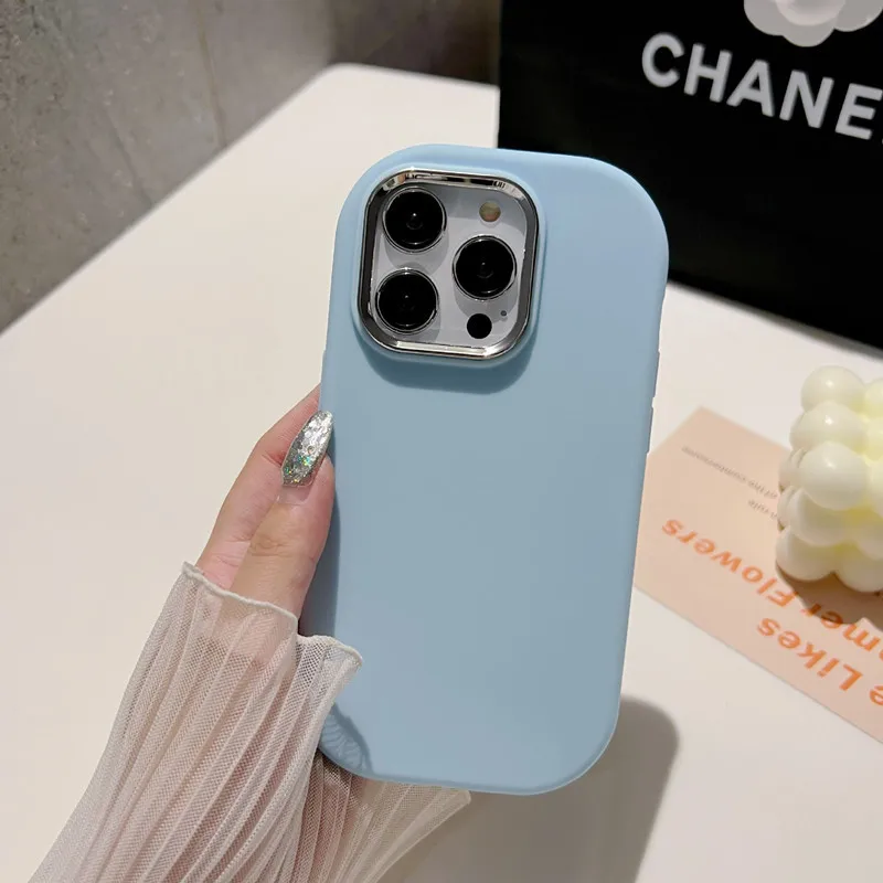 

Solid Color Phone Case For OPPO RENO 7Pro 5Z 5F 5Lite 8T 6Z 7Z 11F 5G Soft TPU Phone Cover