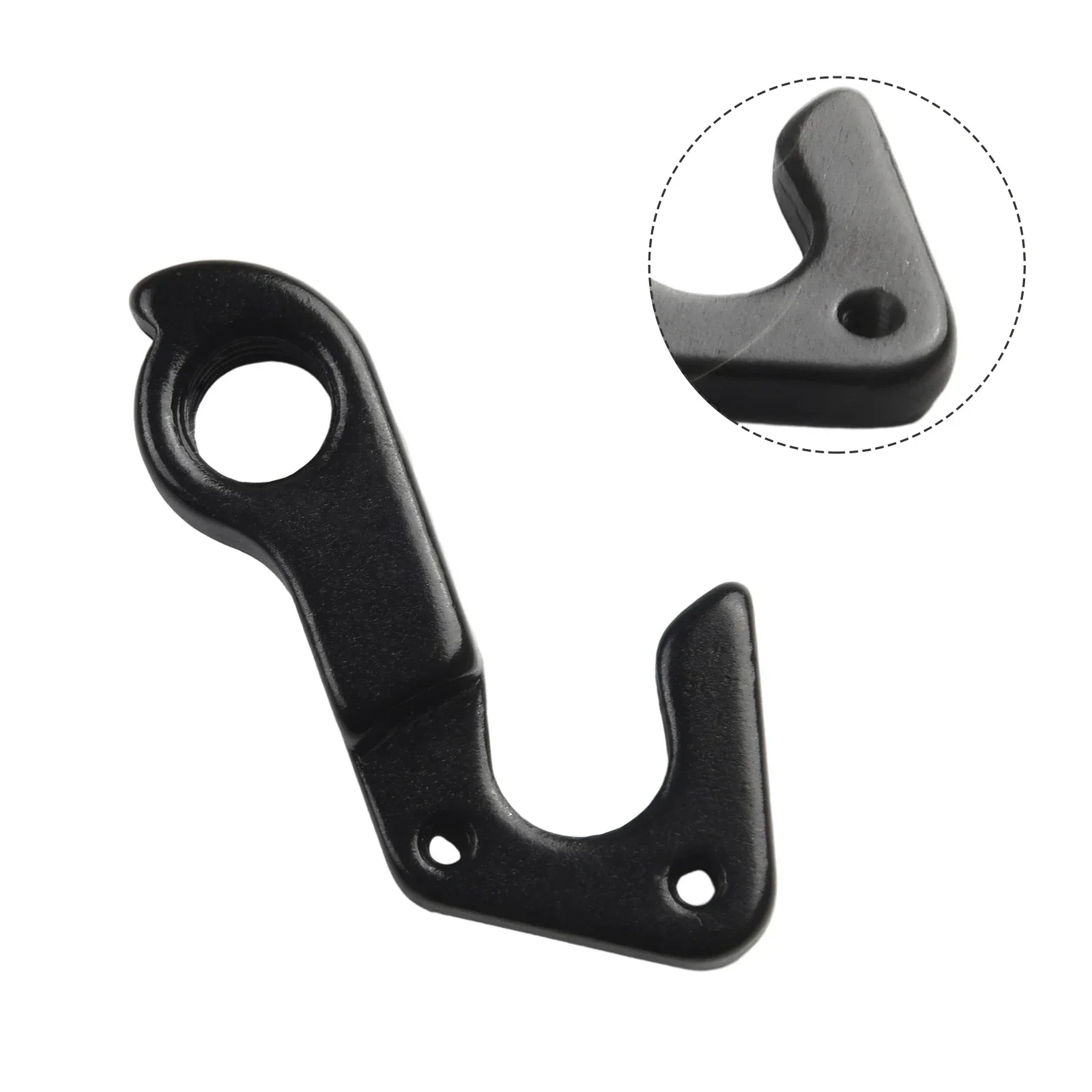 

Bicycle Bike Tail Hook Derailleur Hanger Garden Indoor 1 Set About 20g Accessories Aluminum Alloy Black Parts Rear