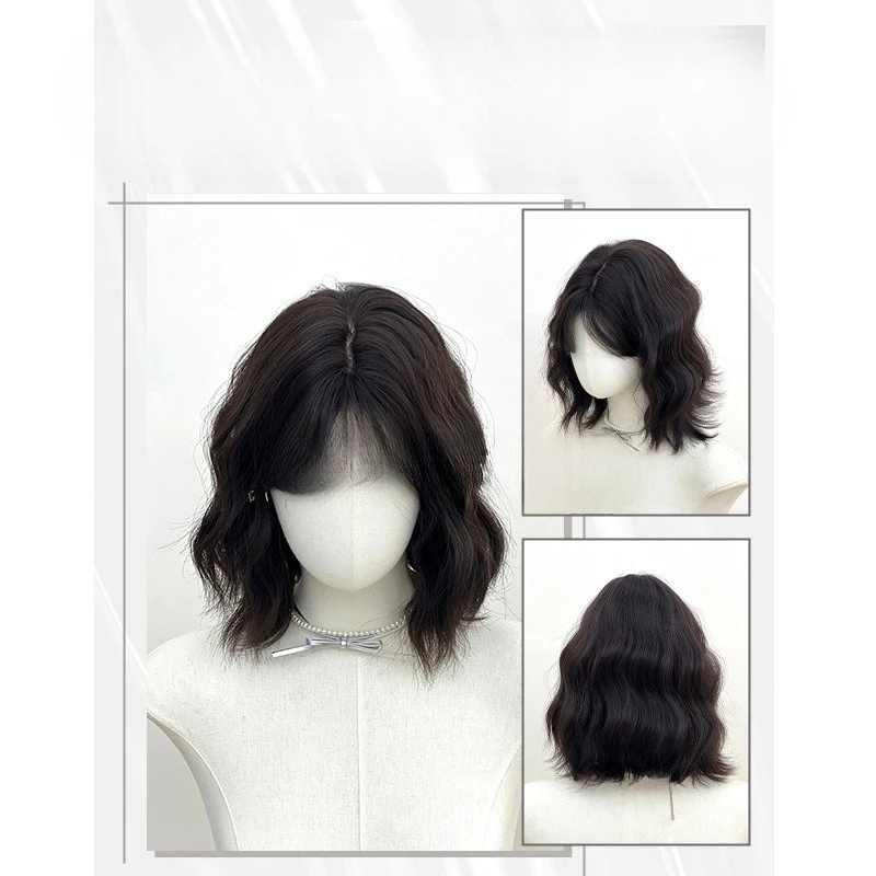 شعر مستعار قصير، شعر مجعد كسول للنساء، تشذيب للوجه يوميًا #2