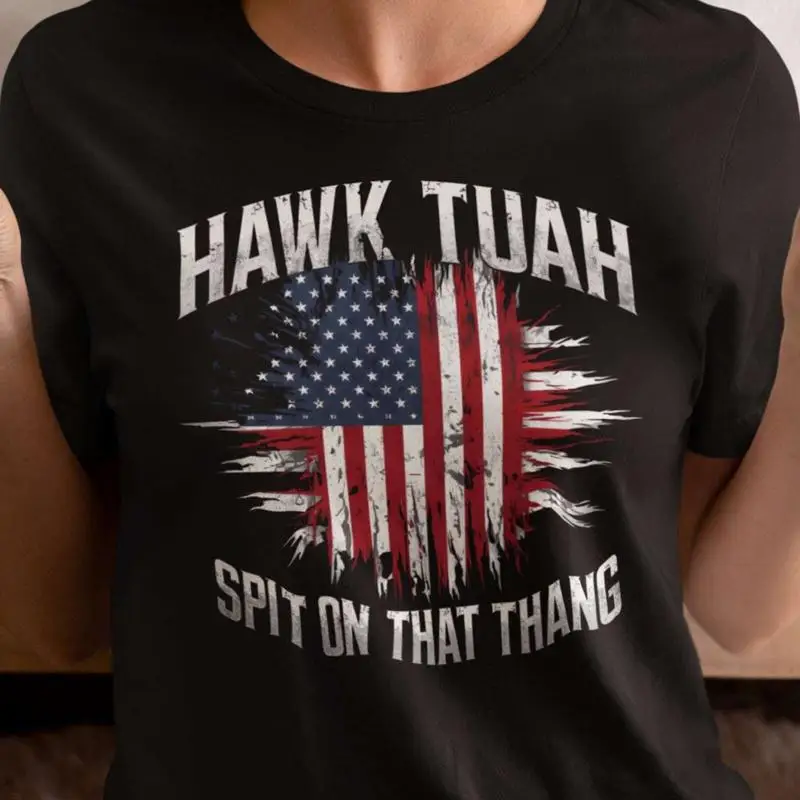 

Hawk Tuah Spit On That Thang T Shirt Girl Funny Meme Am