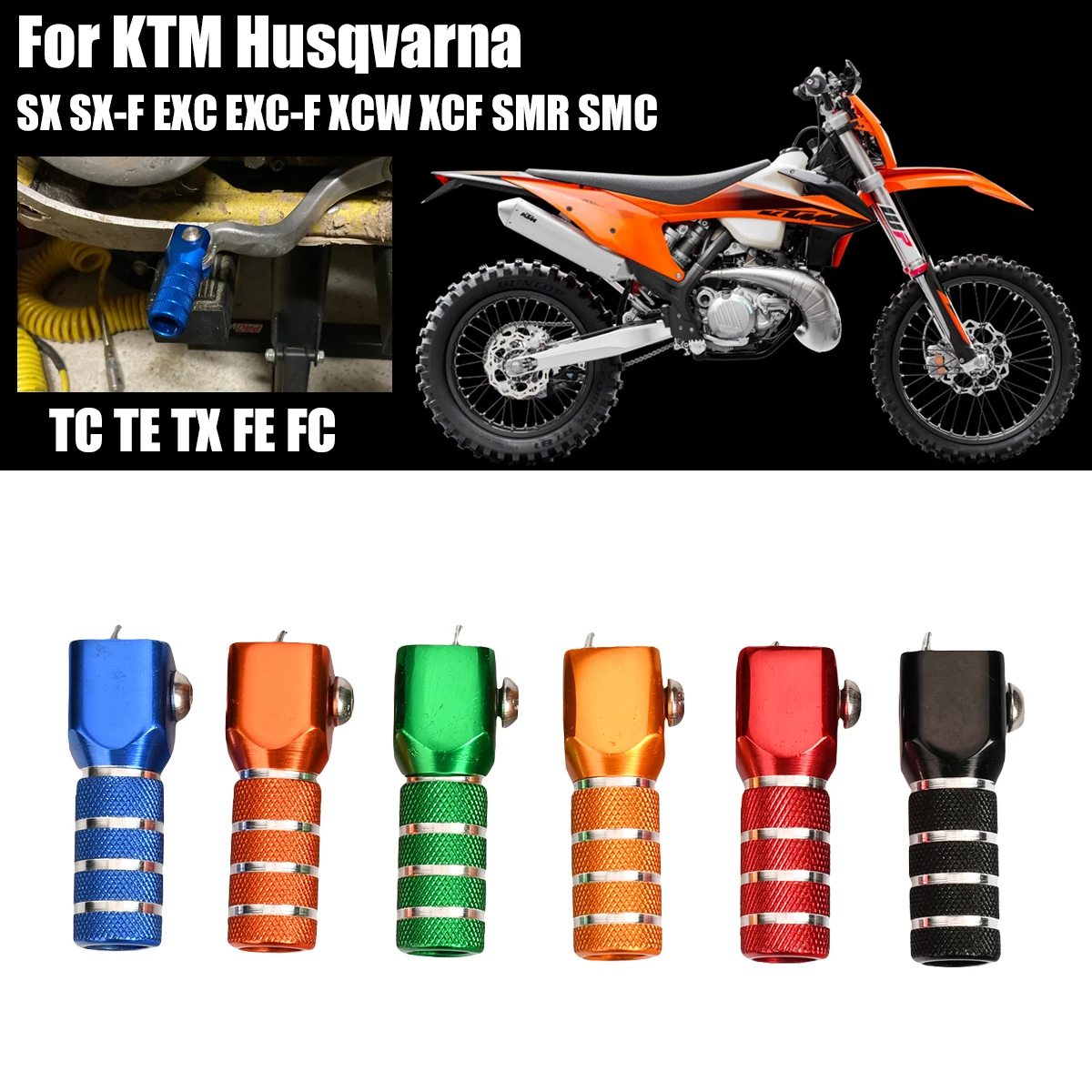 

Gear Shifter Lever Tip For KTM EXC 300 KTM 690 Enduro 690 SMC 690 Duke Husqvarna 701 Enduro 701 Supermoto Husqvarna TE300 TX300