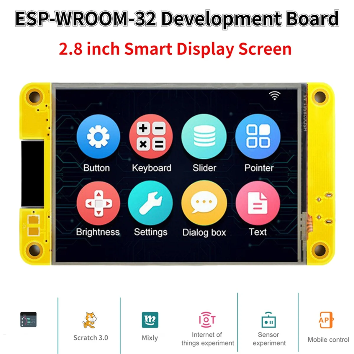 ESP32 Development Board with Acrylic Shell - WiFi Bluetooth 2.8Inch 240X320 LCD TFT Touch Display Screen Module