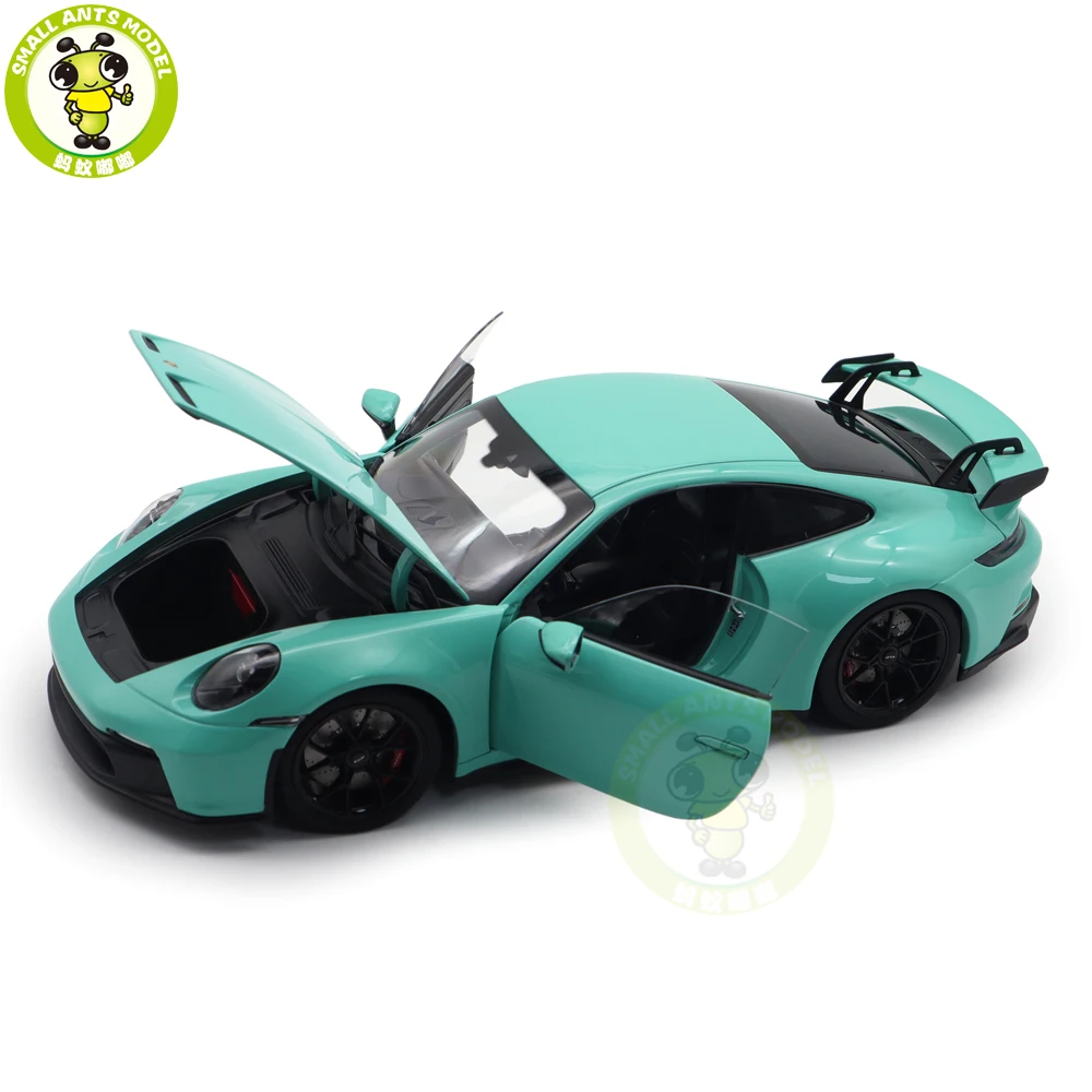 1/18 911 992 GT3 2021 Acid Green Norev 187383 187384 187385 Diecast Model Toy Cars Gifts For Father Husband Boyfriend