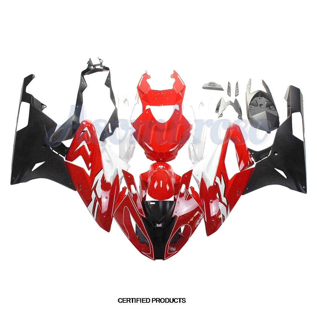 Motorcycle Fairing Kit Suitable for BMW BMW S1000RR 2015 2016 2017 2018 s1000 rr 15 16 17 18 Bright Red Black Bodywork set