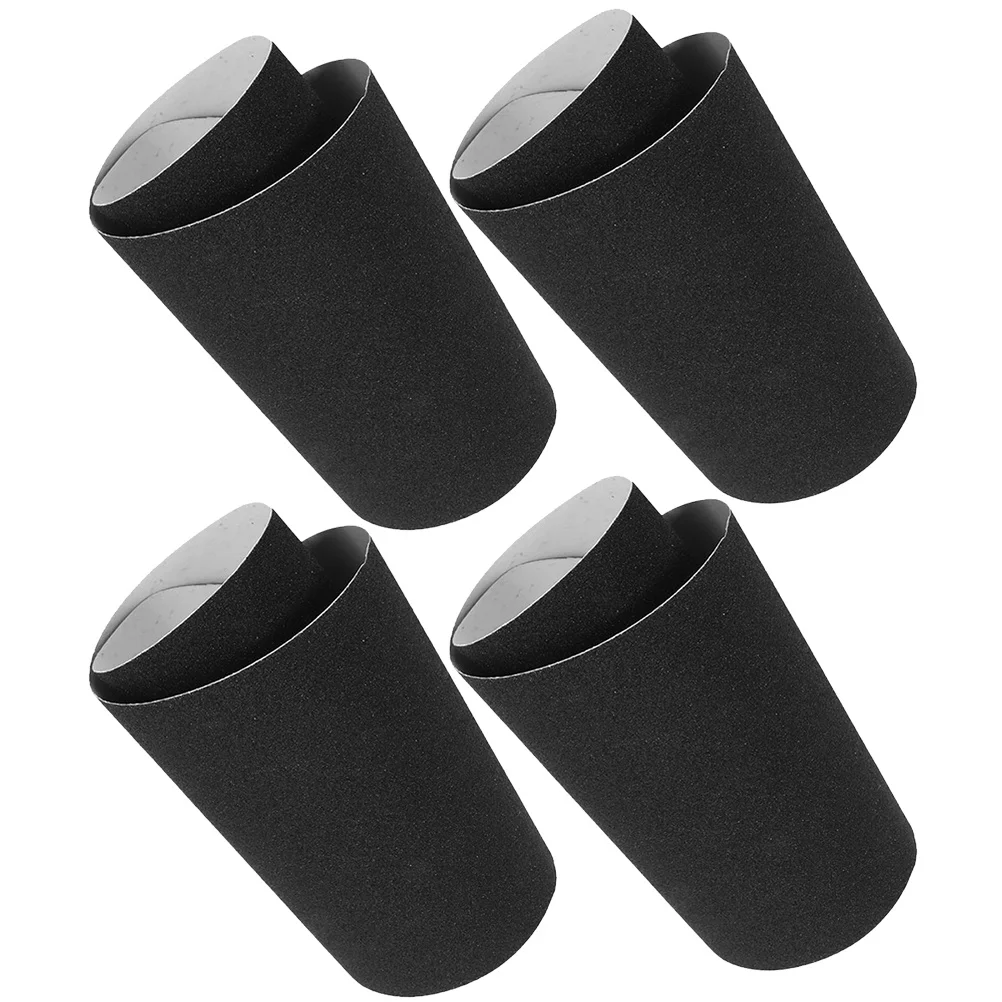 4 قطعة شريط لحام لوح التزلج لزوجة موثوقة التصاق قوي مقاومة للاهتراء ورقة مقاومة للانزلاق قابلة للقص متعددة الوظائف