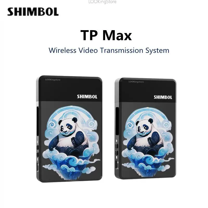 SHIMBOL TP MAX نظام نقل الفيديو اللاسلكي HD 1080P جهاز ريسيفر استقبال وإرسال لاسلكي 350 متر/1000 قدم للتصوير الفوتوغرافي