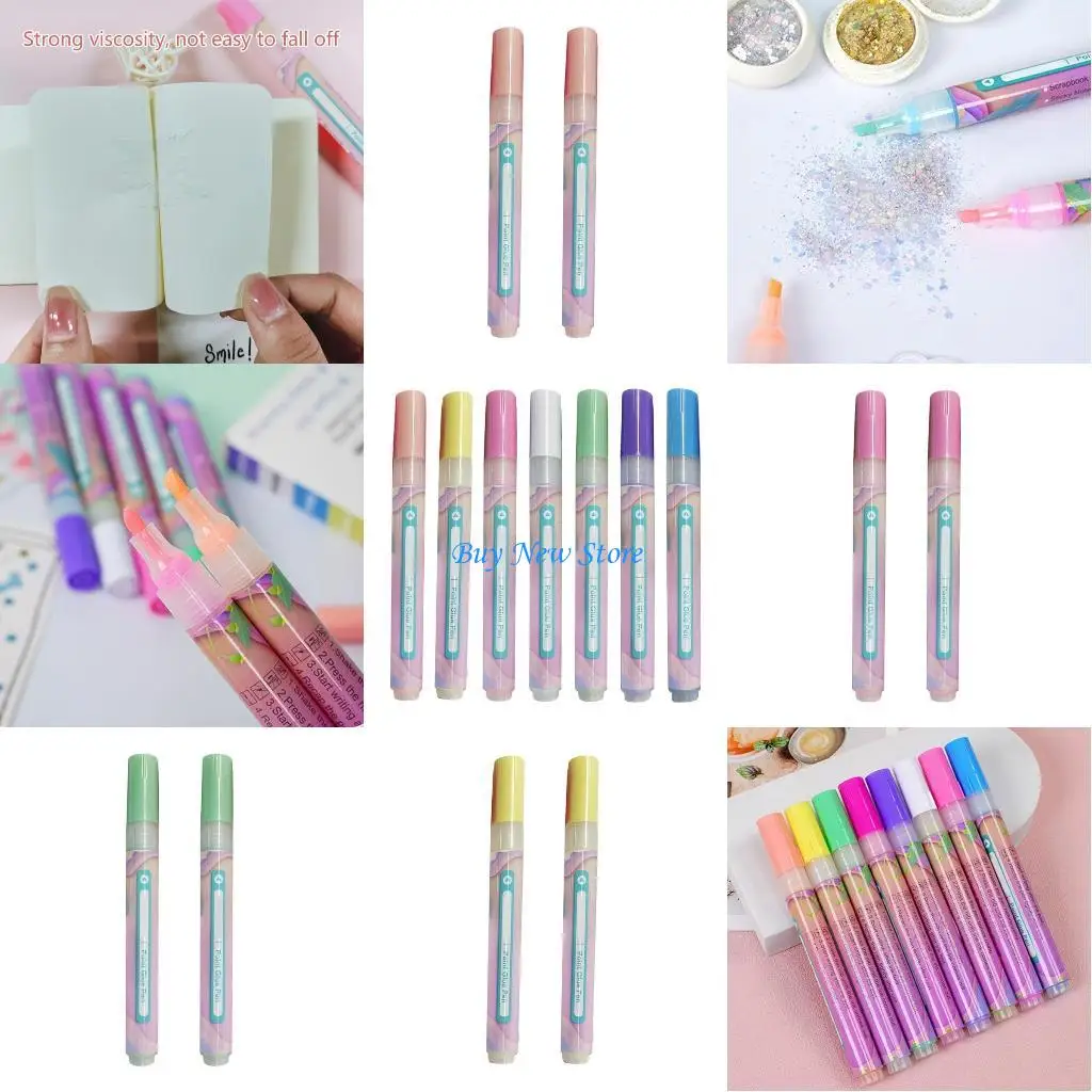 

20CE 2 Pieces Glues Quick Drying Glues Pens Pen Glues Pens for Writing