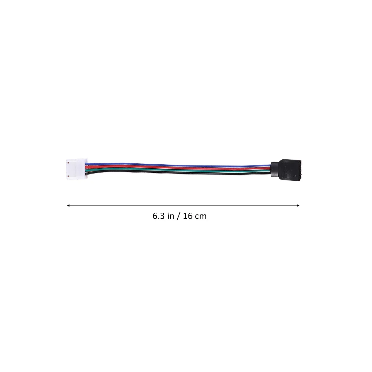 

1 Set RGB LED Light Strip Connector 4 Pin LED Strip Jumper 10mm Strip to Power Adaptor Strip to Controller Solderless