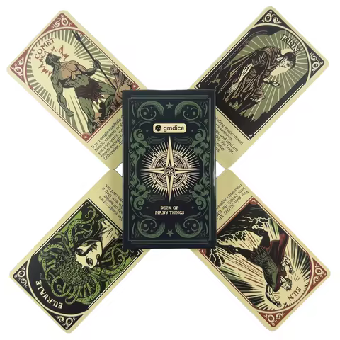 Deck of Many Things Oracle Cards A 22 Tarot English Divination Edition Deck Borad Games