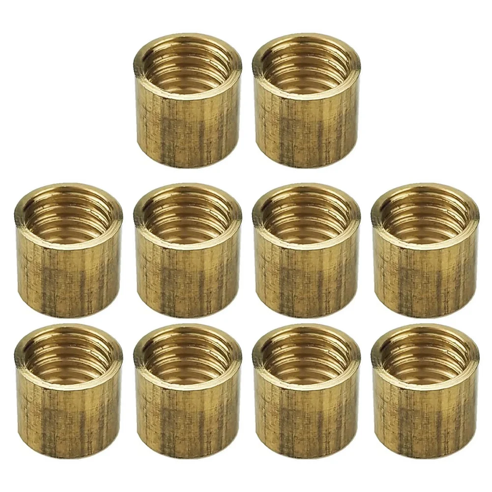 

10pcs Billiards Cue Brass Tip Hoop Snooker Pool Ferrules Repair Tool Billiards Cue Brass Tip Functionality