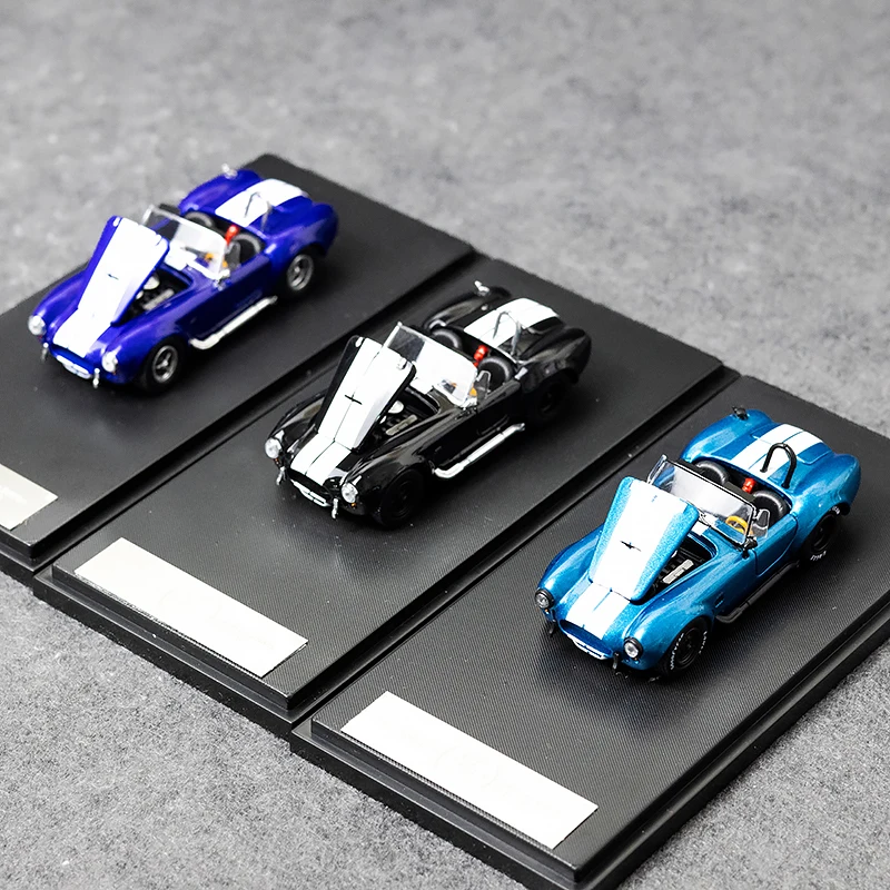Fine Works 1:64 Shelby 427 COBRA Legering Auto Diecasts & Toy Vehicles Auto Model Miniatuur Schaalmodel Auto Voor Kinderen