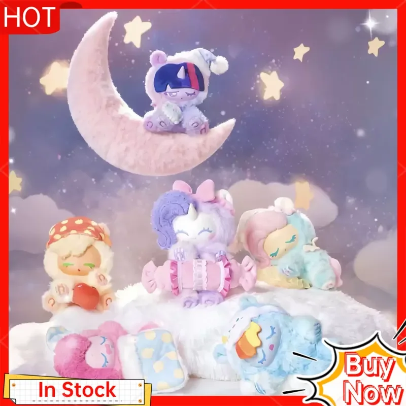 

KAYOU My Little Pony Good Night Dream Series Vinyl Plush Dolls Blind Box Collectible Toy Twilight Sparkle Pinkie Pie Girls Gifts