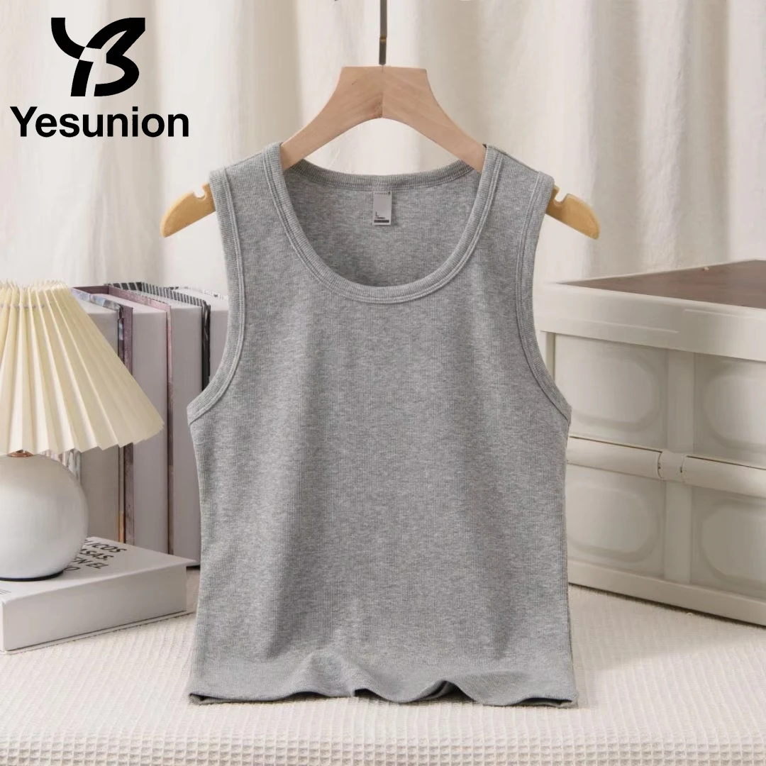 الحلو تصميم نقي المرأة ساحة طوق سترة مثير تظهر الترقوة حار فتاة حزام تانك أكمام ملابس داخلية الصيف أعلى