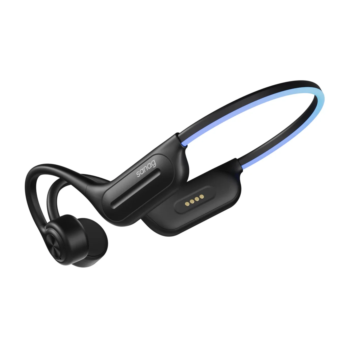 Sanag B91S Swimming Bone Conduction Wireless Microphone Earbuds Open Ear Headset  Bone Conduction Headphone