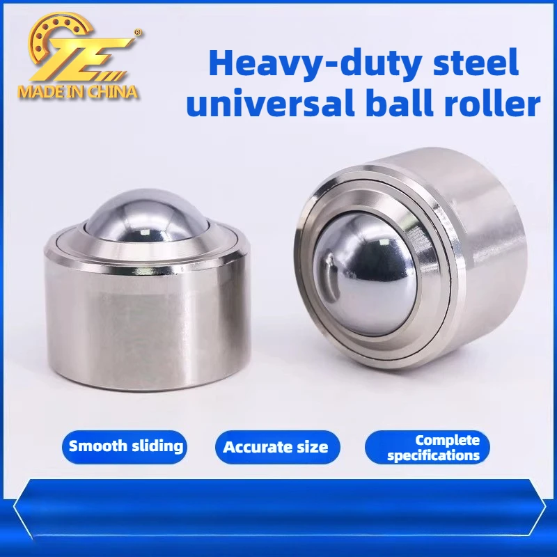 Heavy Duty Steel Universal Ball QFA11/12 Steel Ball Roller Press-in Type Bullseye Ball Bearings Sliding Transmission Parts