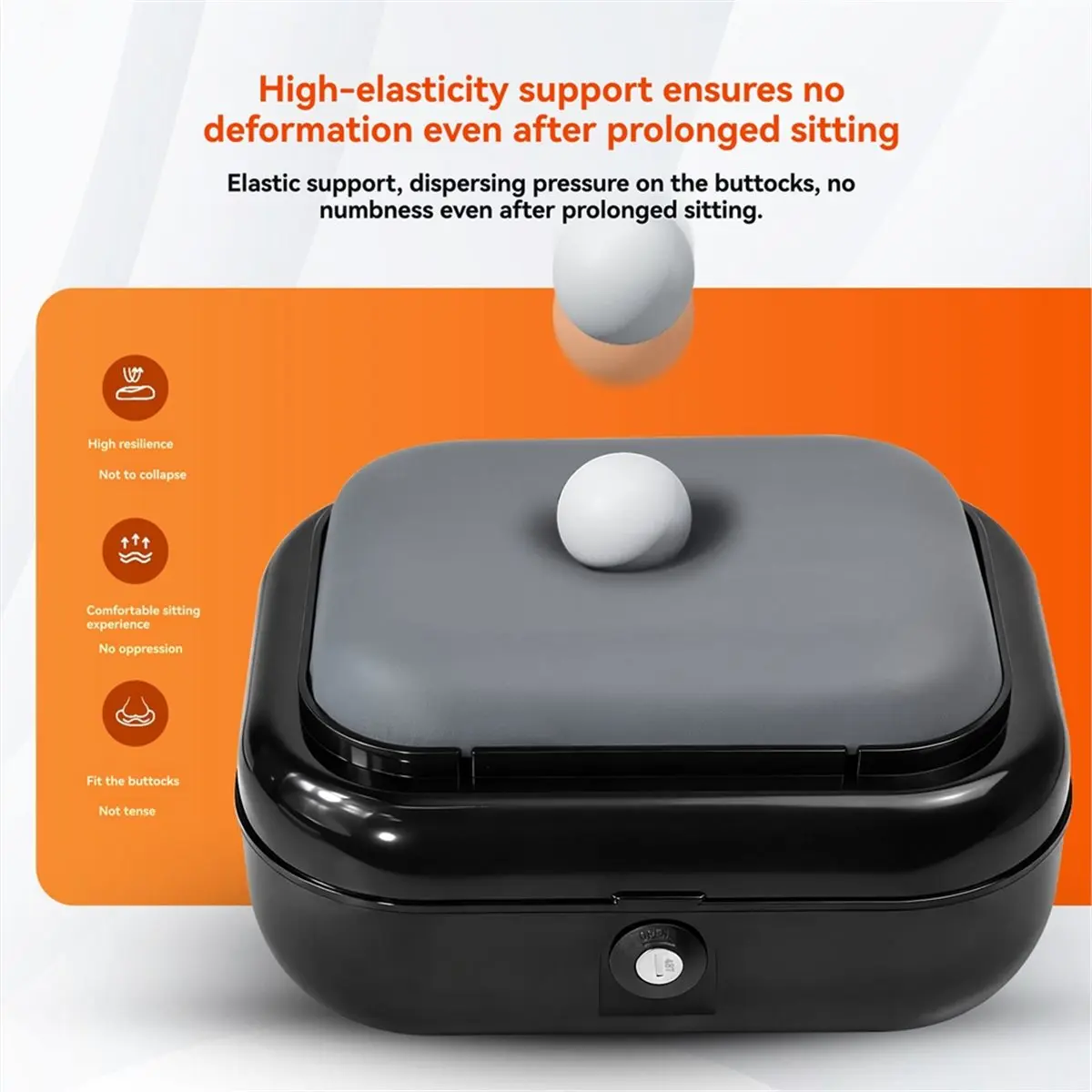 (ABYM) Electric Scooter Rear Trunk Storage Box Can Carry People Seat Cushion for Kukirin KUGOO M5/M5PRO Trunk Accessories