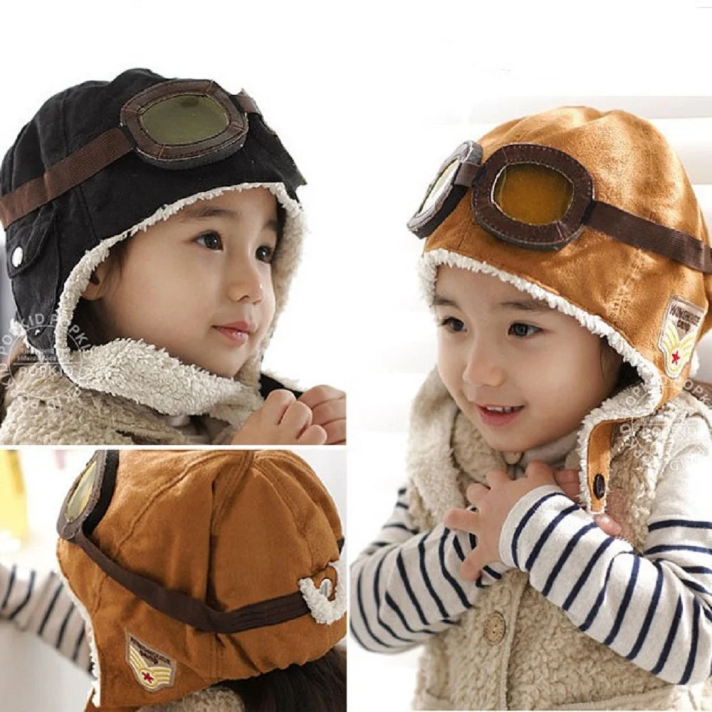 男の子と女の子のためのファッショナブルな防寒帽子,パイロットキャップ,暖かい帽子,イヤーフラップ,Mx8,誕生日プレゼント,2019