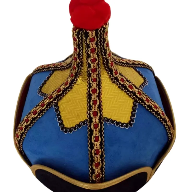 Immagine 5: Cappello da uomo mongolo cinese, nuovo copricapo mongolo per adulti, accessorio per performance teatrali