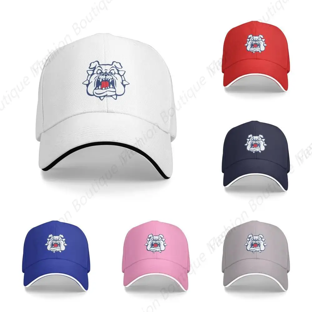 

High Quality Fresno State Bulldogs Hat Printing Sandwich Cap Peaked Cap Fashionable Adjustable Men Women Outdoor Sport Sun Visor