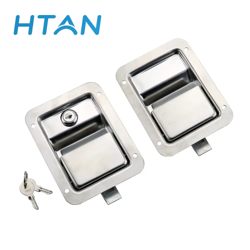 

304 Stainless Steel Mirror-polished Container Door Lock Good Quality Truck Accessories Tool Box Lock