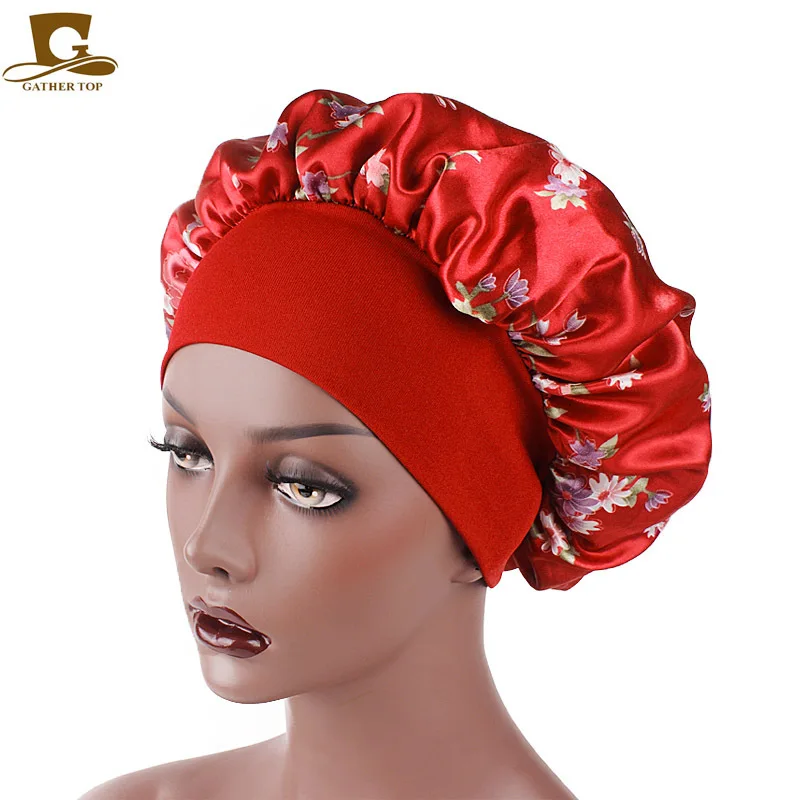 Satin Nightcap Satin Nightcap Wide Brim Nightcap Hair Protection Headscarf Chemotherapy Cap For Face And Skin Care Makeup