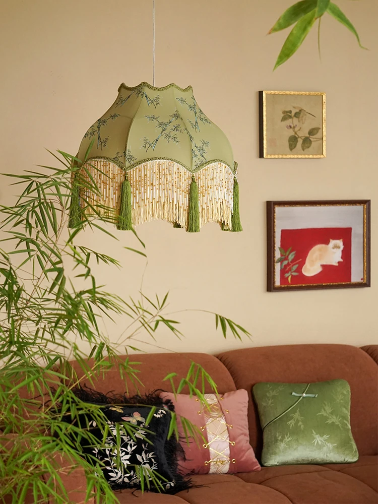 مصباح معلق على شكل كرة قماش بسيط، ضوء ناعم منتشر، سهل التركيب لغرفة النوم والمطبخ والممر #5