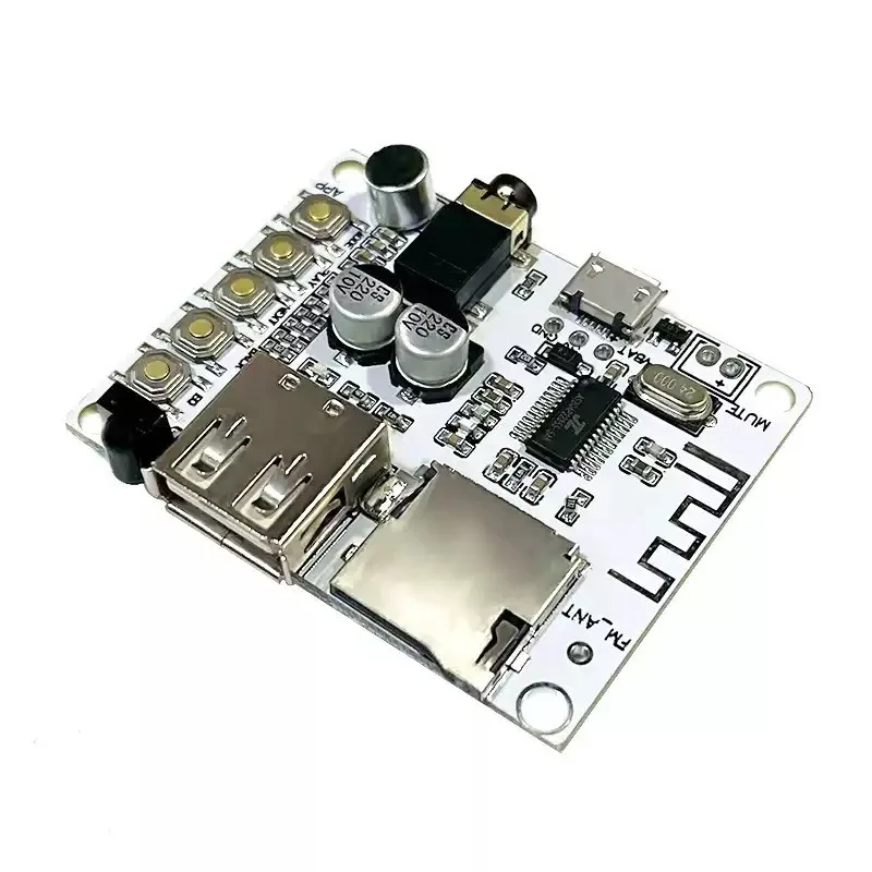 Wireless Bluetooth Audio Receiver Circuit Module Supports Music Decoding Playback Equipped with USB TF Card Slot Provides