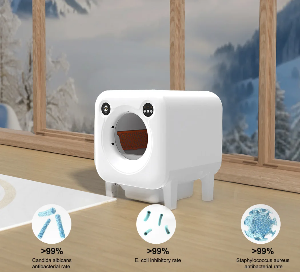 Producto para mascotas CatBox grande autolimpiante automático personalizado OEM/ODM