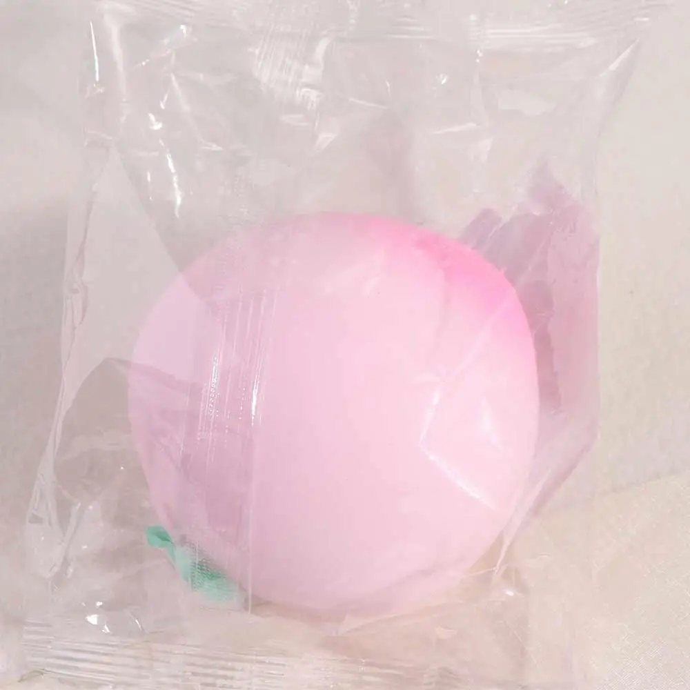 Pink Vent Ball Flexible Material Peach Squeeze Ball Comfortable Touch Slow Rebound Peaches Pinch Funny Durable Reduce Pressure