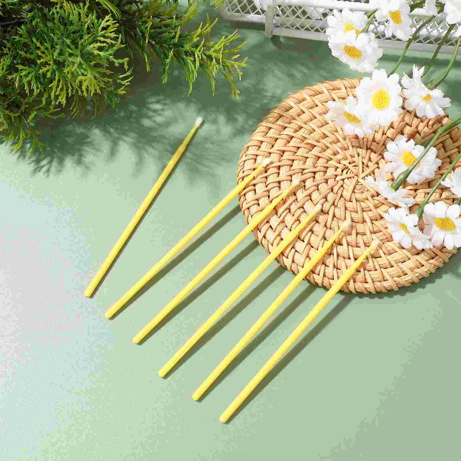 100 Uds. Pluma polinadora de suculentas en maceta, cepillo Manual para plantas de jardín, herramientas de polinación Manual, accesorios para exteriores
