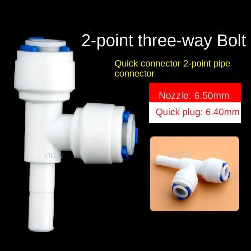 

1/4" 3/8" OD Hose To 1/4" 3/8" Aquarium Water Purifier Accessories Quick Fitting RO Water Plastic Pipe Coupling Connector