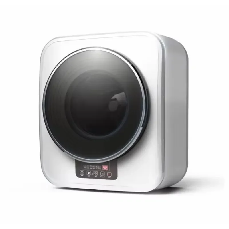 3kg Wall Mounted Mini Washing Machine Front Load Smart Washer Dryer Combo for RV Boat Camper Marine Trailer Compact Laundry