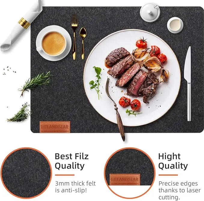 ورأى المفارش الوقايات أدوات المائدة مقاومة للحرارة الجدول مكان الحصير قابل للغسل الجدول الحصير المفارش الوقايات وأكياس أدوات المائدة #3