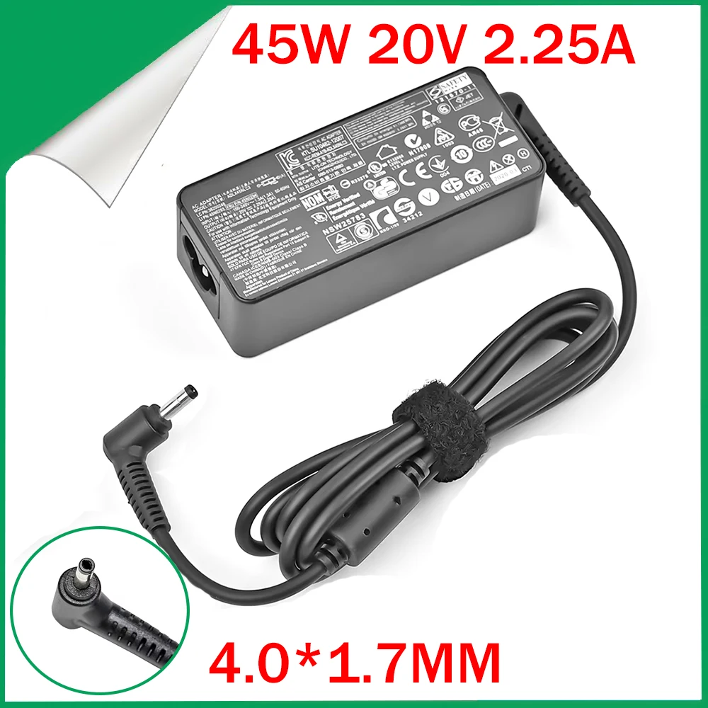 20V 2.25A 4.0*1.7 45W adapter notebook Charger For Lenovo yoga 310 510 520 miix Air 12 13 Ideapad 100 320 N42 N22 B50 ADL45WCC