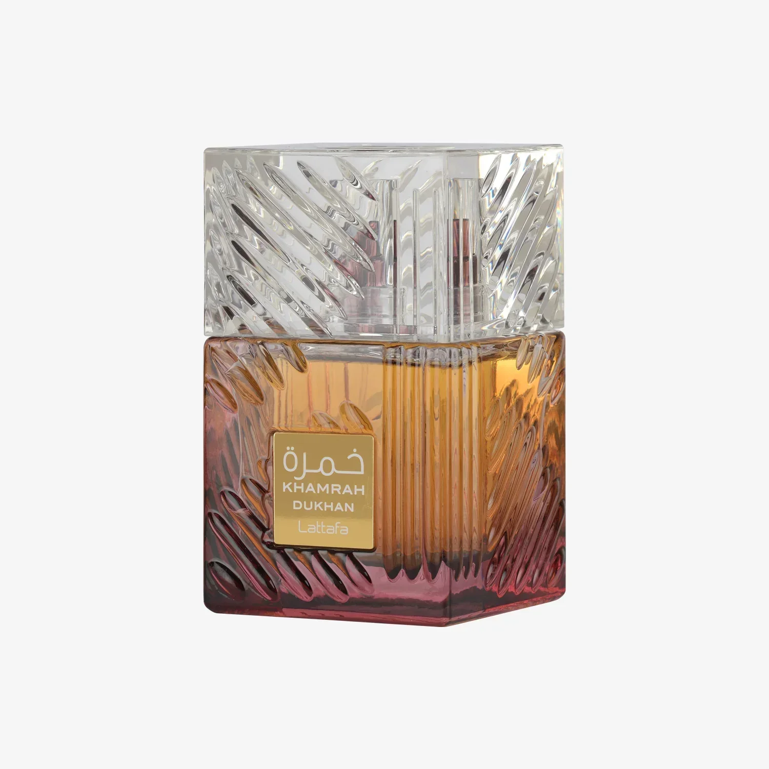 Lattafa Khamrah Dukhan EDP 3.4oz / 100ml – Perfume unisex picante ahumado de larga duración, regalo de lujo para Navidad
