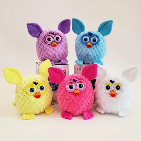Hasbro Furby Tecknad Figur Modell Ornament Kreativ Karaktär Pratande Barnleksak Söt Kawaii Elektronisk Husdjur Gåva Partihandel 8 best sales Furby Original 1999 - №6