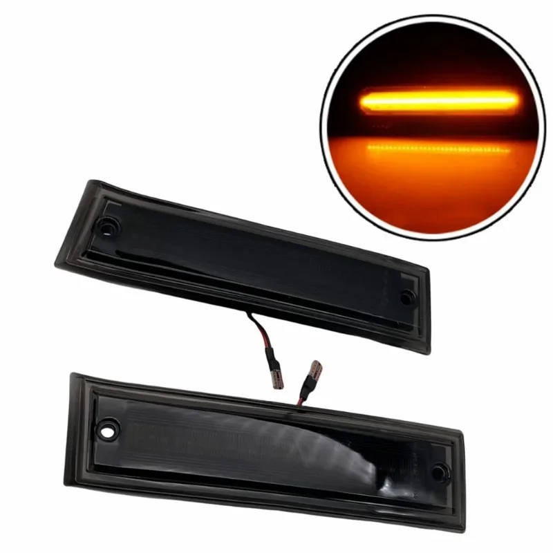 Car LED Dynamic Turn Signal Side Marker Light Blinker Indicator For Chevrolet C/K 1500 2500 3500 Tahoe Suburban Silverado/GMC
