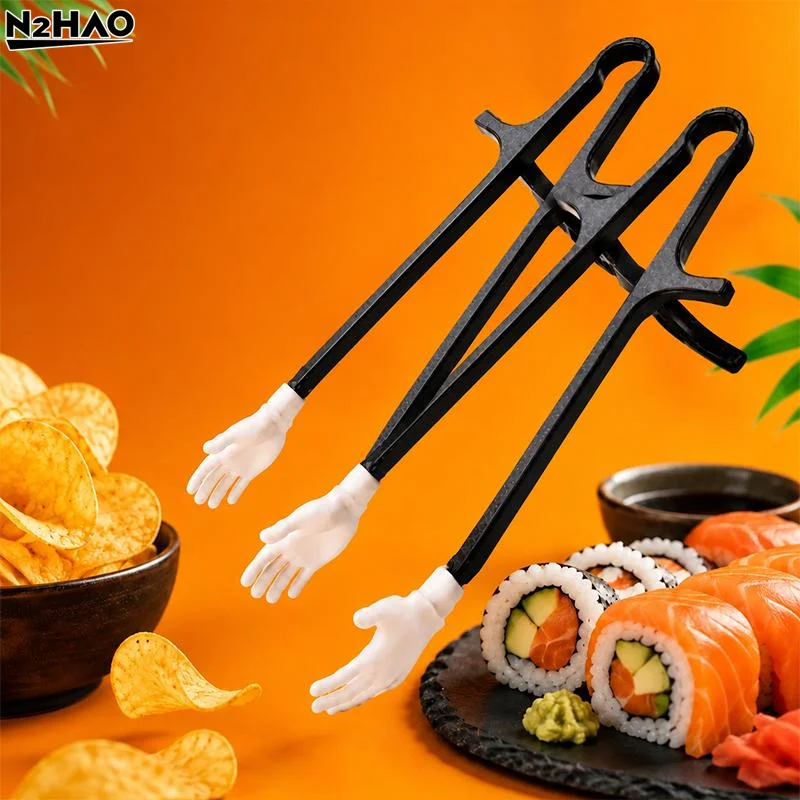 1/2/4Pcs Finger Chopsticks Game Player Snack Chopstick Plastic Game Finger Cover Game Controller Training Learning Chopsticks
