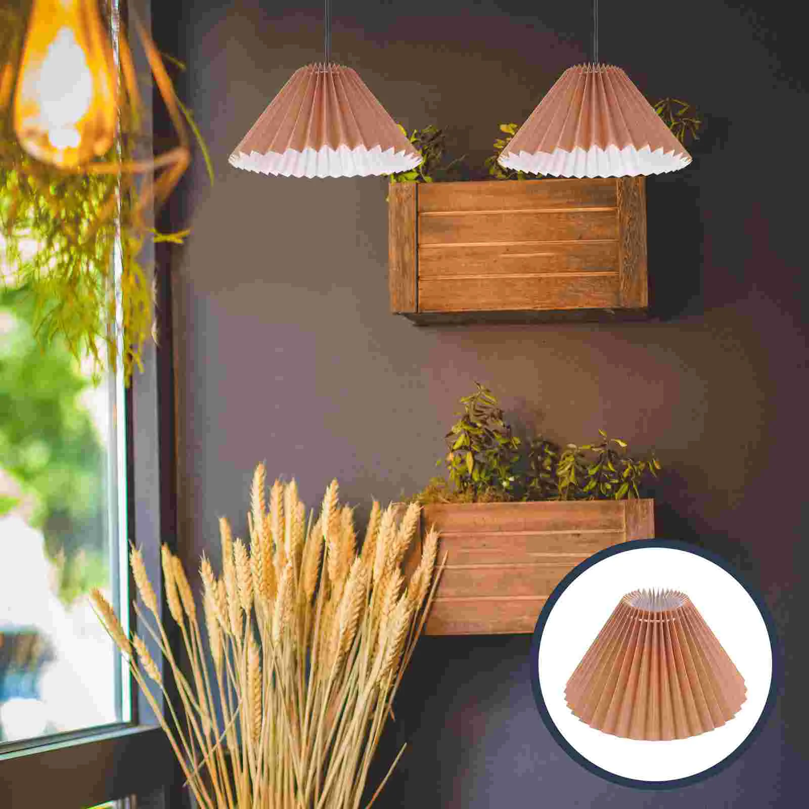 Chandelier Shade Fabric Lampshade Hanging Living Room DIY Cover Ceiling Light Bulbs