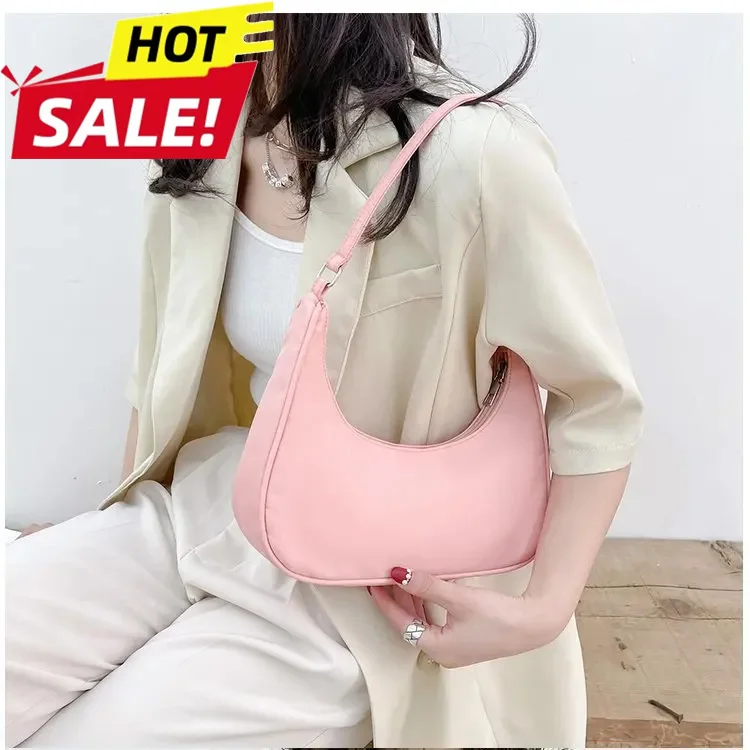 

Fashionable Shoulder Underarm Bags Light Small Solid Color Satchel Stylish Women Tote Bag, Suitable for Daily Work Outdoor Party