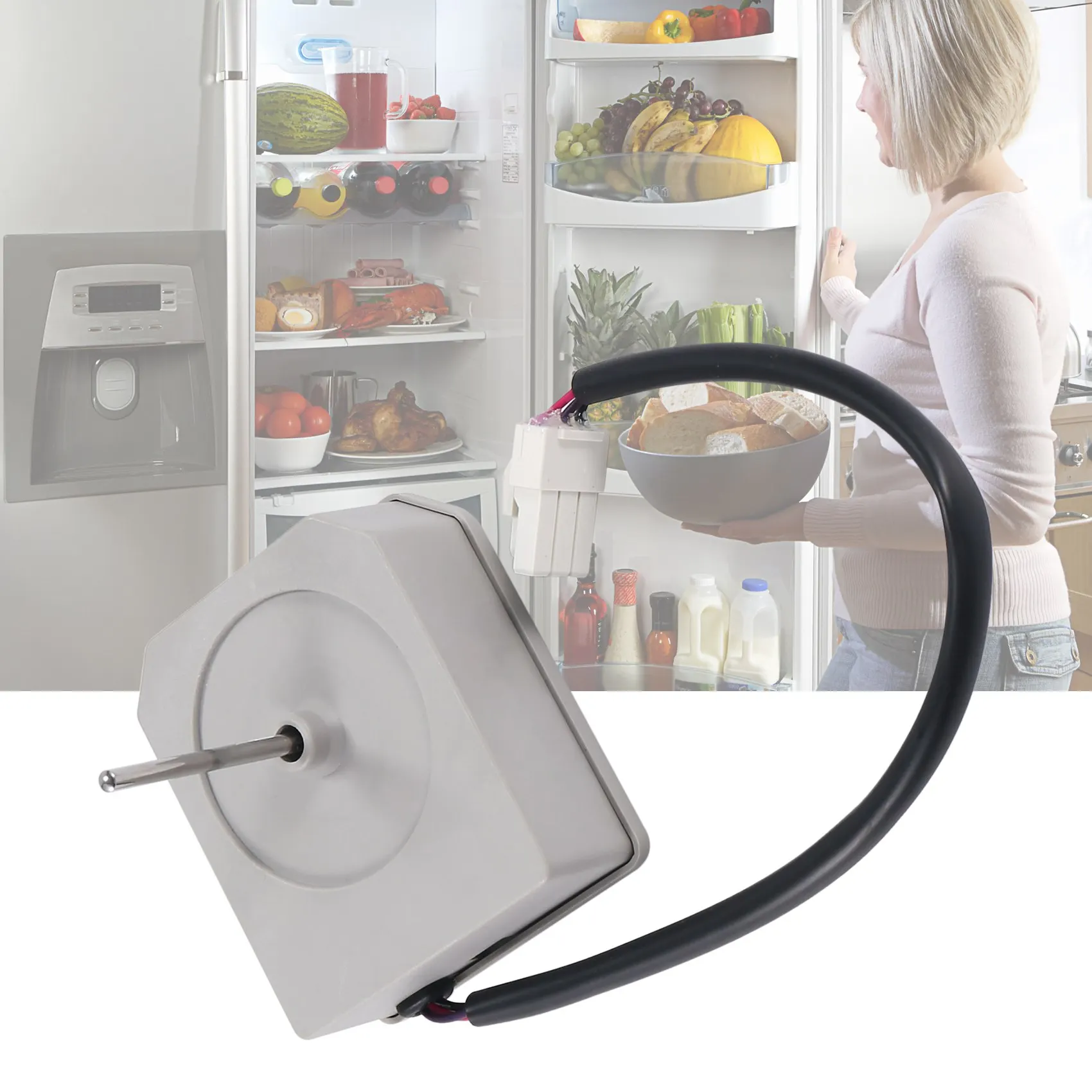 Trending -48ZWT05-1202A (DC12V 2W 2200R/Min) 냉장고 액세서리 증발기 팬 모터