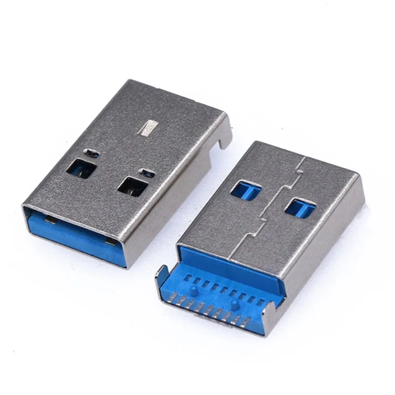 10PCS USB 3,0 A Typ Stecker Stecker 9 Pin SMT SMD High-speed Datenübertragung USB 3,0 Jack lade Buchse Löten – Detail 3