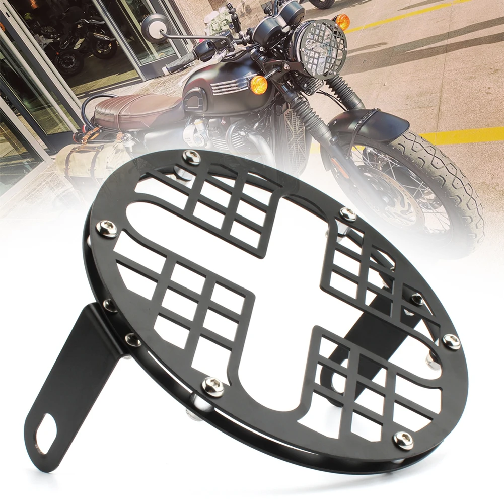Motorcycle Headlight Grille Light Cover Guard Protector for Triumph Bonneville T100 T120 Thruxton  for Honda CB150 - Image 3
