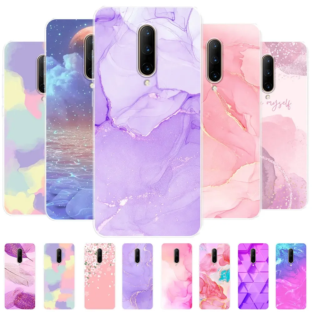 For OnePlus 7 Case Clear Shockproof Silicone Soft Bumper Phone Case For OnePlus 7 Pro Back Cover Coque For OnePlus7 7Pro Fundas