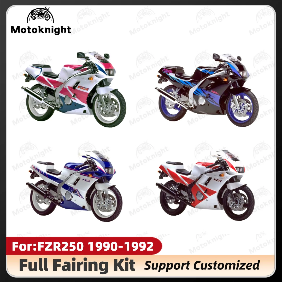 Kit de Panel de carenado completo para motocicleta, compatible con YAMAHA FZR250R FZR 1990 1991 1992, accesorios, kits completos de carenados de carrocería