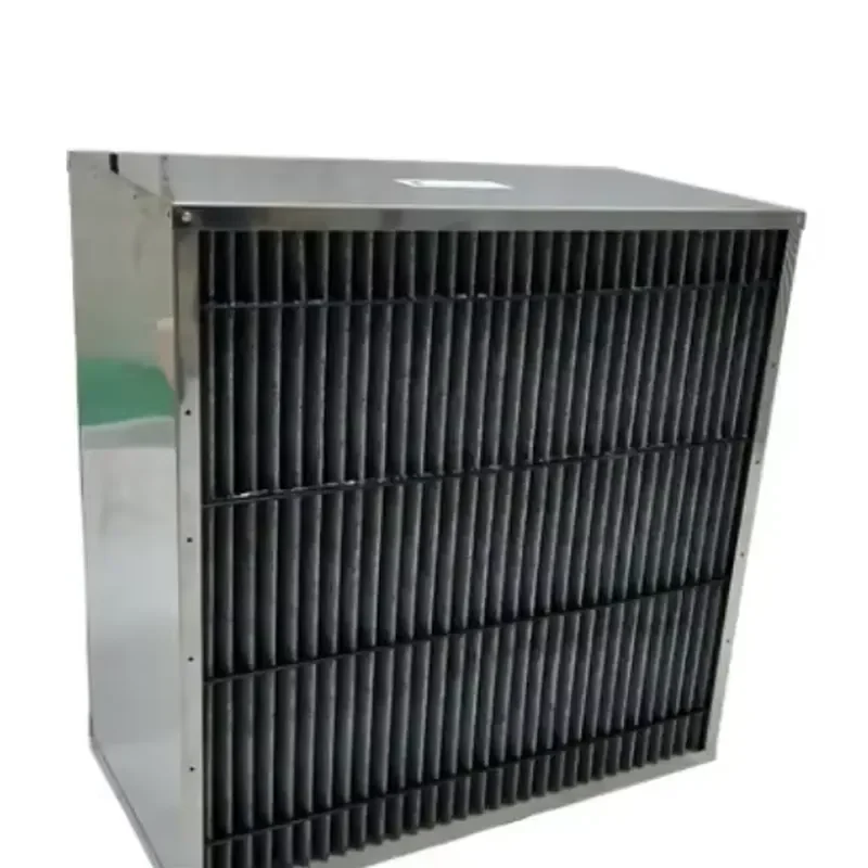 Factory Price Industrial Activated Carbon Filter with Galvanized Frame for Air Purification System High Efficiency Industrial