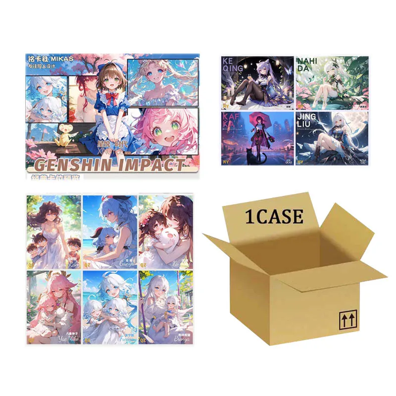 Wholesale Genshin Impact Collection Card Booster Box MIKAS Xingyue Second Bullet Sexy Wedding Dress 1 Case Of Game Cards