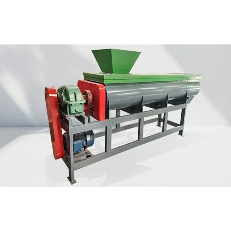 Organic fertilizer double shaft mixer
